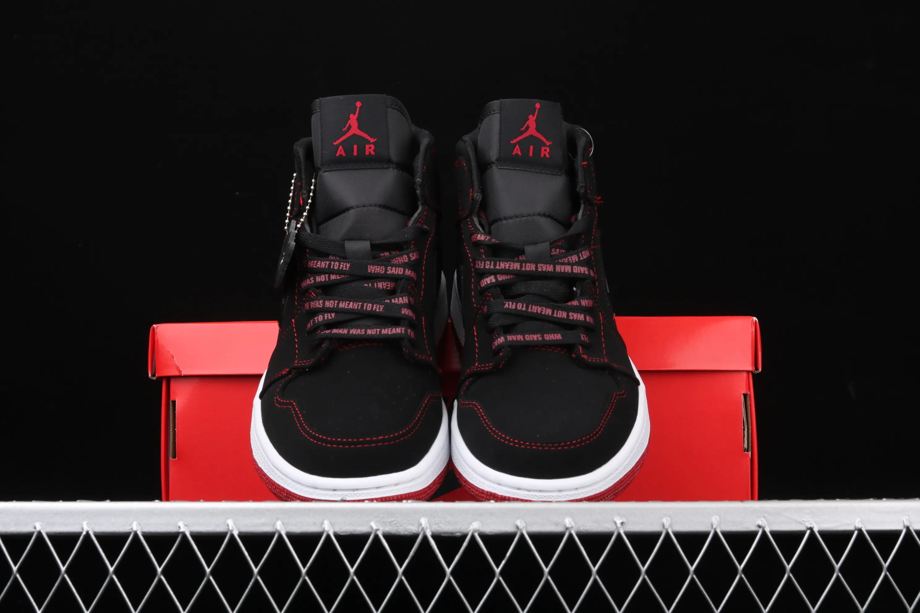 All categories Air Jordan Jordan series basketball shoes Air Jordan 1 Mid Air Jordan 1'07 Mid Fearless AJ1 Joe 1 Dark Night Red Suede Red CK5665-062